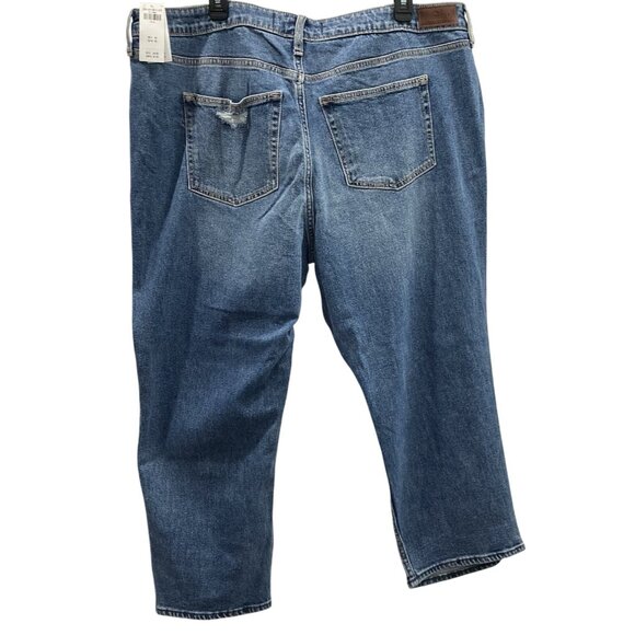 Hollister Vintage Straight Jeans Womens 21S Ultra High Rise Denim Distressed 90s - Picture 2 of 11